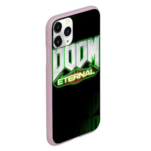 Чехол iPhone 11 Pro матовый DOOM: ETERNAL / 3D-Розовый – фото 2