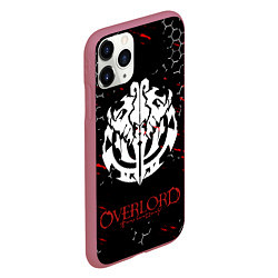 Чехол iPhone 11 Pro матовый OVERLORD, цвет: 3D-малиновый — фото 2