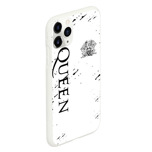 Чехол iPhone 11 Pro матовый QUEEN / 3D-Белый – фото 2