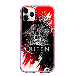 Чехол iPhone 11 Pro матовый QUEEN, цвет: 3D-розовый