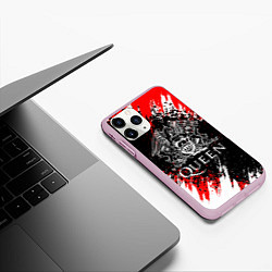 Чехол iPhone 11 Pro матовый QUEEN, цвет: 3D-розовый — фото 2