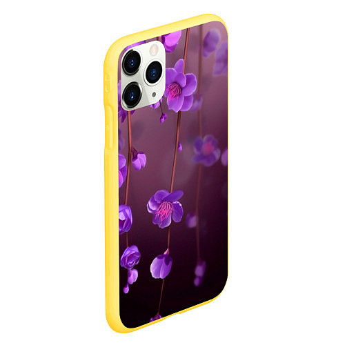 Чехол iPhone 11 Pro матовый Весна 2020 / 3D-Желтый – фото 2