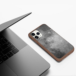 Чехол iPhone 11 Pro матовый ЛУНА, цвет: 3D-коричневый — фото 2