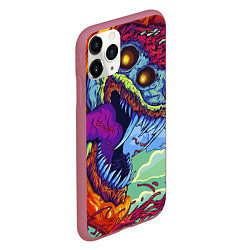 Чехол iPhone 11 Pro матовый HYPERBEAST, цвет: 3D-малиновый — фото 2