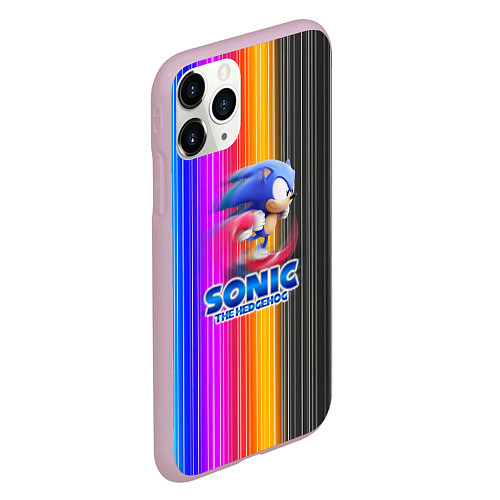 Чехол iPhone 11 Pro матовый SONIC 2020 / 3D-Розовый – фото 2