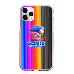 Чехол iPhone 11 Pro матовый SONIC 2020, цвет: 3D-розовый