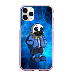 Чехол iPhone 11 Pro матовый Undertale, цвет: 3D-розовый