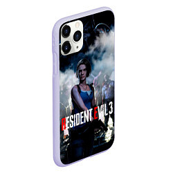 Чехол iPhone 11 Pro матовый RESIDENT EVIL 3, цвет: 3D-светло-сиреневый — фото 2