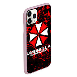 Чехол iPhone 11 Pro матовый Umbrella Corporation, цвет: 3D-розовый — фото 2