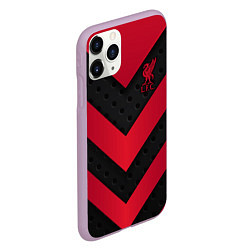 Чехол iPhone 11 Pro матовый Liverpool FC, цвет: 3D-сиреневый — фото 2