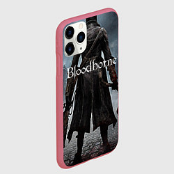 Чехол iPhone 11 Pro матовый Bloodborne, цвет: 3D-малиновый — фото 2