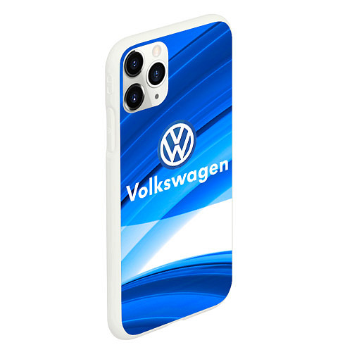 Чехол iPhone 11 Pro матовый Volkswagen / 3D-Белый – фото 2