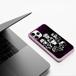 Чехол iPhone 11 Pro матовый JOJOS BIZARRE ADVENTURE, цвет: 3D-розовый — фото 2