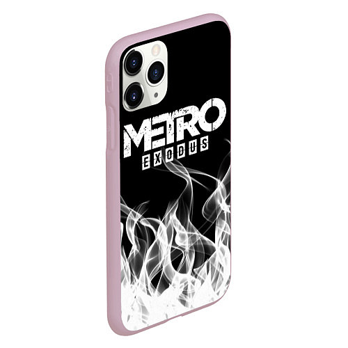 Чехол iPhone 11 Pro матовый METRO EXODUS / 3D-Розовый – фото 2