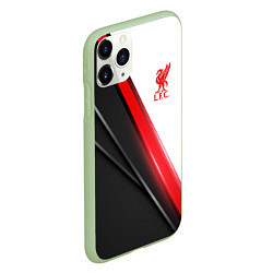 Чехол iPhone 11 Pro матовый Liverpool F C, цвет: 3D-салатовый — фото 2