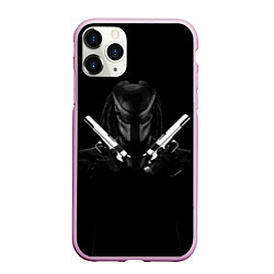 Чехол iPhone 11 Pro матовый Killer Predator Black, цвет: 3D-розовый