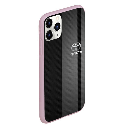 Чехол iPhone 11 Pro матовый TOYOTA / 3D-Розовый – фото 2