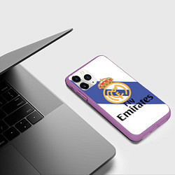 Чехол iPhone 11 Pro матовый Реал, цвет: 3D-фиолетовый — фото 2