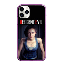 Чехол iPhone 11 Pro матовый Jill Valentine, цвет: 3D-фиолетовый