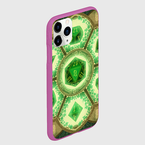 Чехол iPhone 11 Pro матовый DnD Dices - Clever / 3D-Фиолетовый – фото 2