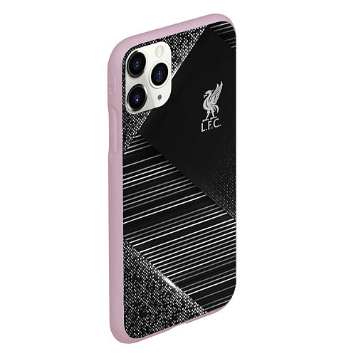 Чехол iPhone 11 Pro матовый Liverpool F C / 3D-Розовый – фото 2