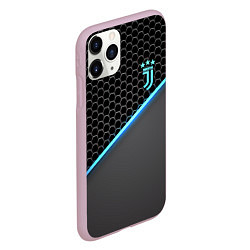 Чехол iPhone 11 Pro матовый Juventus F C, цвет: 3D-розовый — фото 2