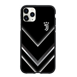 Чехол iPhone 11 Pro матовый Juventus F C, цвет: 3D-черный