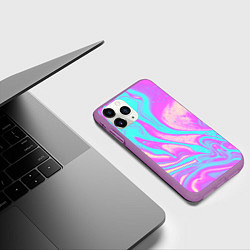 Чехол iPhone 11 Pro матовый DIGITAL ART, цвет: 3D-фиолетовый — фото 2