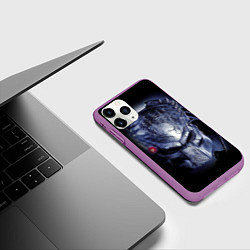 Чехол iPhone 11 Pro матовый PREDATOR, цвет: 3D-фиолетовый — фото 2