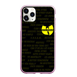 Чехол iPhone 11 Pro матовый WU-TANG CLAN, цвет: 3D-розовый