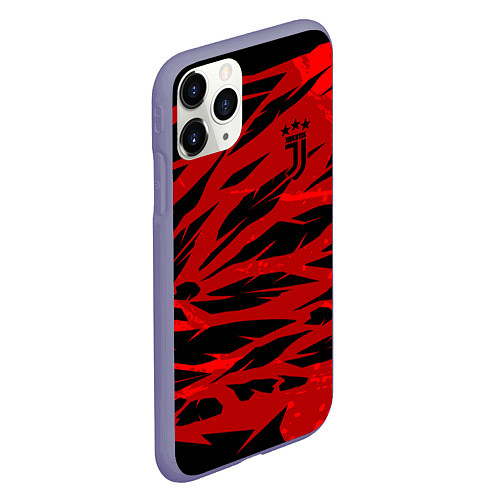 Чехол iPhone 11 Pro матовый Juventus F C / 3D-Серый – фото 2