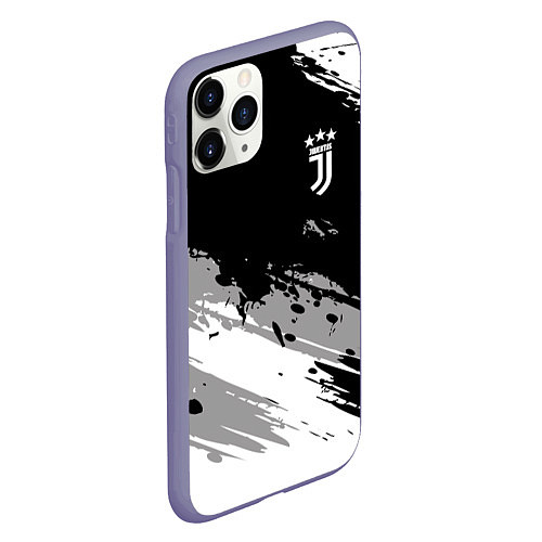 Чехол iPhone 11 Pro матовый Juventus F C / 3D-Серый – фото 2