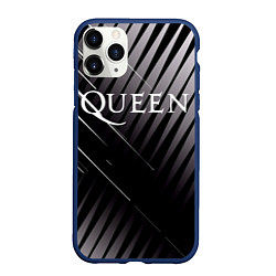 Чехол iPhone 11 Pro матовый Queen, цвет: 3D-тёмно-синий