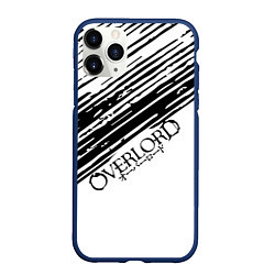Чехол iPhone 11 Pro матовый Overlord, цвет: 3D-тёмно-синий