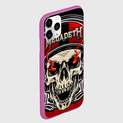 Чехол iPhone 11 Pro матовый Megadeth, цвет: 3D-фиолетовый — фото 2