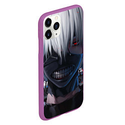 Чехол iPhone 11 Pro матовый TOKYO GHOUL, цвет: 3D-фиолетовый — фото 2