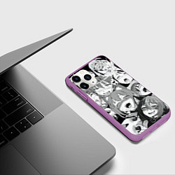 Чехол iPhone 11 Pro матовый АХЕГАО, цвет: 3D-фиолетовый — фото 2