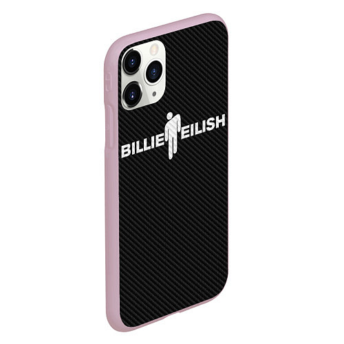 Чехол iPhone 11 Pro матовый BILLIE EILISH CARBON / 3D-Розовый – фото 2