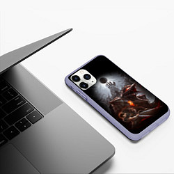 Чехол iPhone 11 Pro матовый BERSERK, цвет: 3D-светло-сиреневый — фото 2