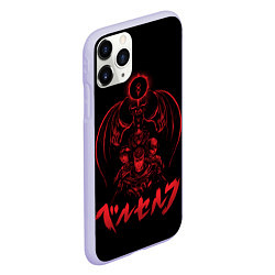 Чехол iPhone 11 Pro матовый BERSERK, цвет: 3D-светло-сиреневый — фото 2