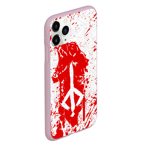 Чехол iPhone 11 Pro матовый BLOODBORNE / 3D-Розовый – фото 2