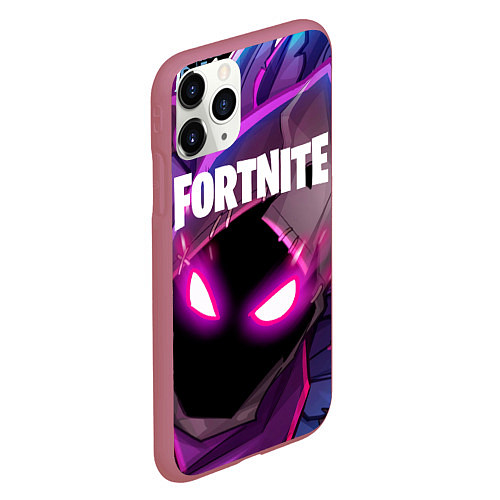 Чехол iPhone 11 Pro матовый FORTNITE / 3D-Малиновый – фото 2