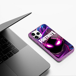 Чехол iPhone 11 Pro матовый FORTNITE, цвет: 3D-фиолетовый — фото 2