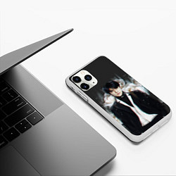 Чехол iPhone 11 Pro матовый BTS, цвет: 3D-белый — фото 2