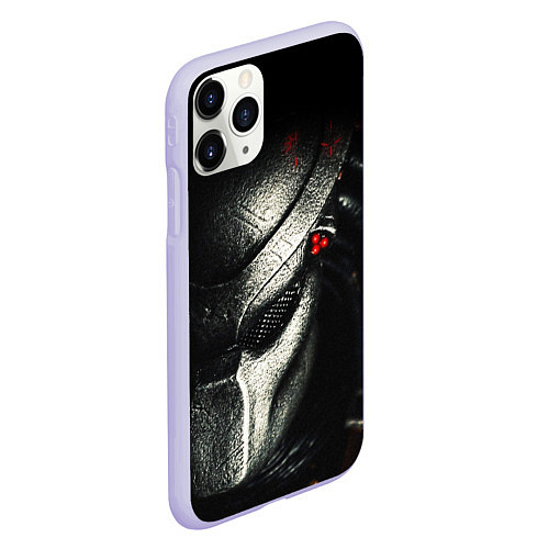 Чехол iPhone 11 Pro матовый PREDATOR / 3D-Светло-сиреневый – фото 2