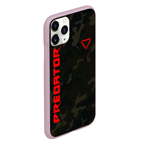 Чехол iPhone 11 Pro матовый Predator Military / 3D-Розовый – фото 2