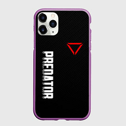 Чехол iPhone 11 Pro матовый PREDATOR, цвет: 3D-фиолетовый
