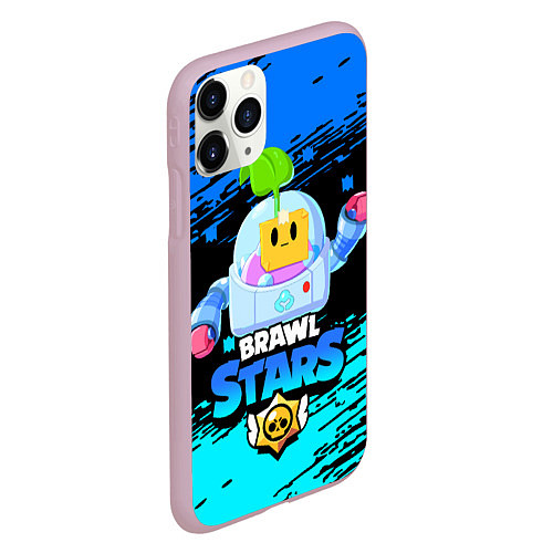 Чехол iPhone 11 Pro матовый Brawl Stars SPROUT / 3D-Розовый – фото 2