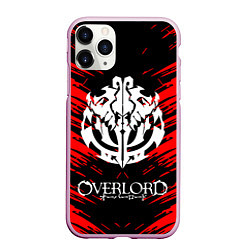 Чехол iPhone 11 Pro матовый Overlord, цвет: 3D-розовый