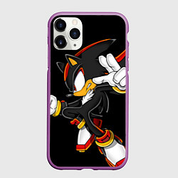 Чехол iPhone 11 Pro матовый SHADOW, цвет: 3D-фиолетовый